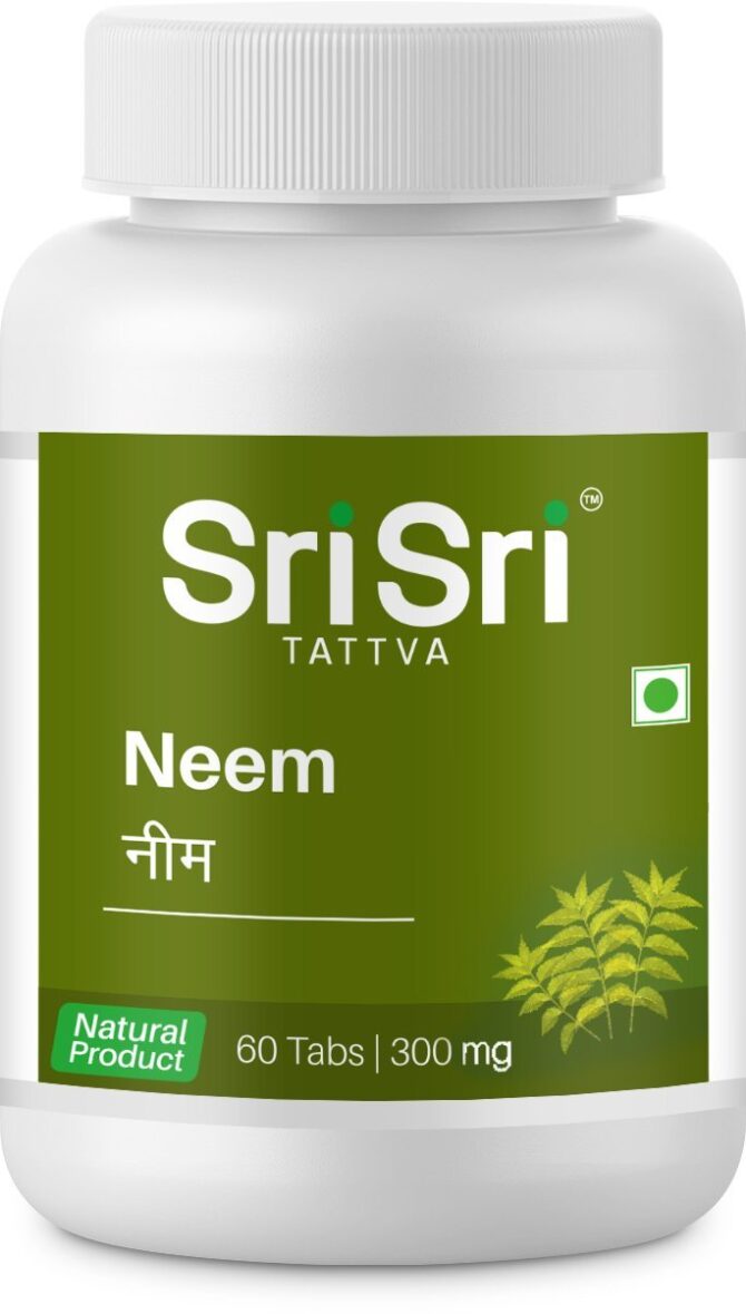 Sri Sri Tattva Neem Tablet 300mg, 60Tab