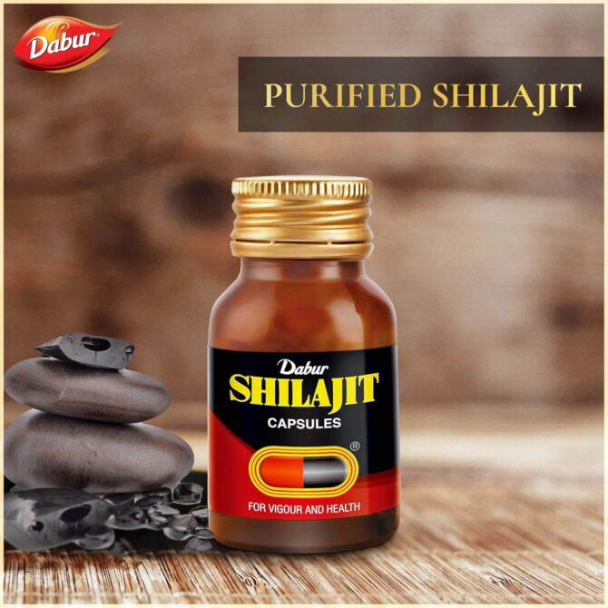 Dabur Shilajit Ayurvedic Capsules