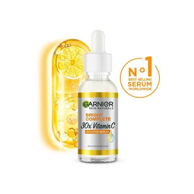 Garnier Face Serum with Vitamin C 15ml for Brightening skin - Image 3