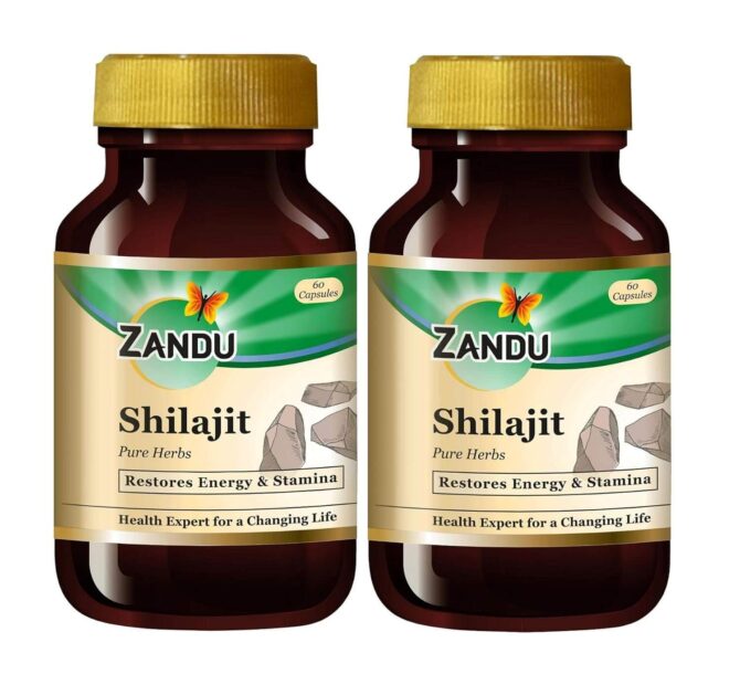 Zandu Shilajit 60 Capsule,With Free Shipping