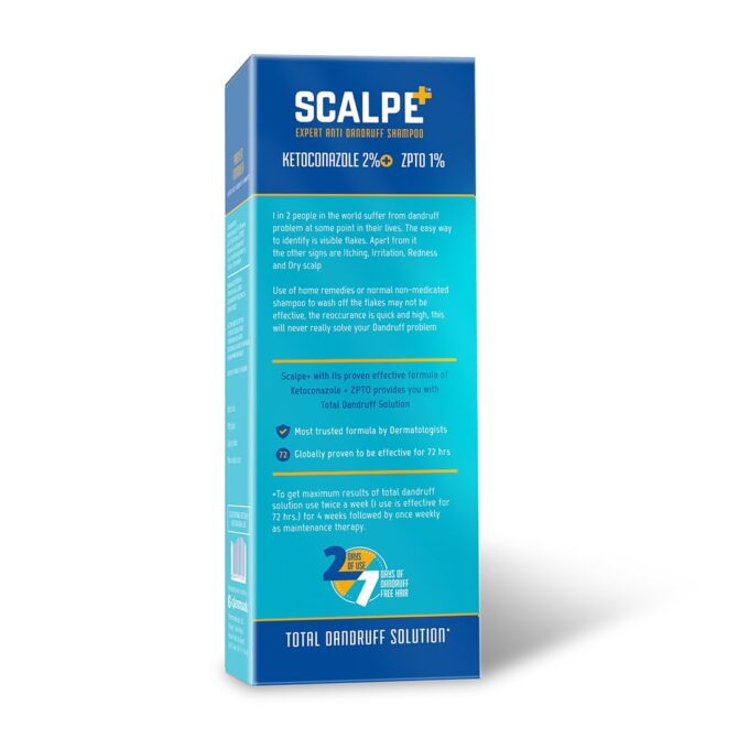 Scalpe Anti Dandruff Shampoo 75 ml Ultimate cure - Image 2