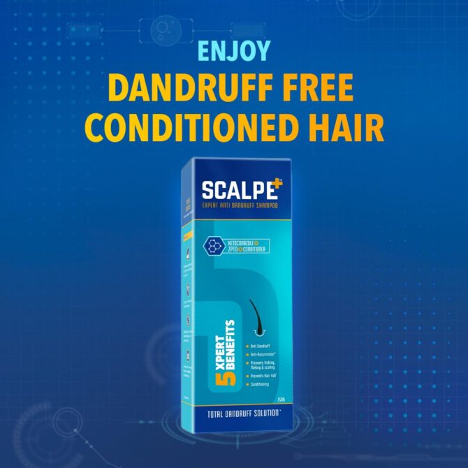 Scalpe Anti Dandruff Shampoo 75 ml Ultimate cure - Image 3